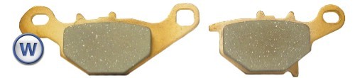 Brake pads rear for - for, rm